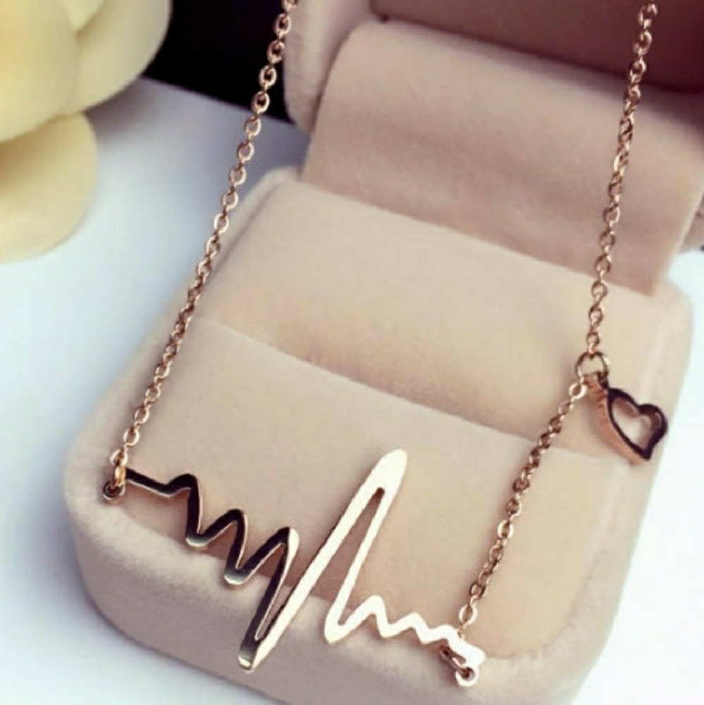 ❤EKG Necklace- 1 more left